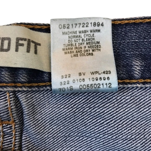 Vintage Levi's 550 Mens Jeans Size 40x32 Relaxed Fit Medium Wash Blue - Picture 6 of 9